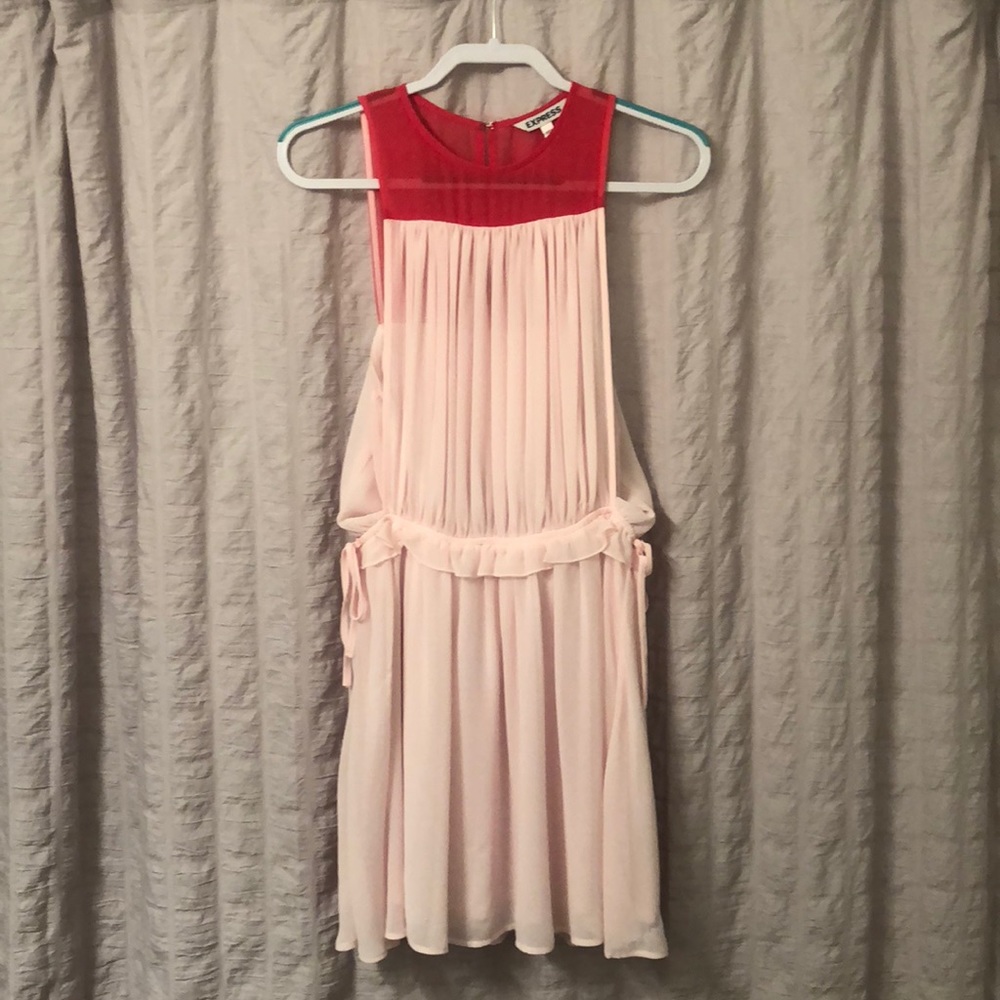 Express chiffon dress